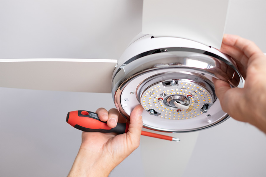Installing a ceiling fan